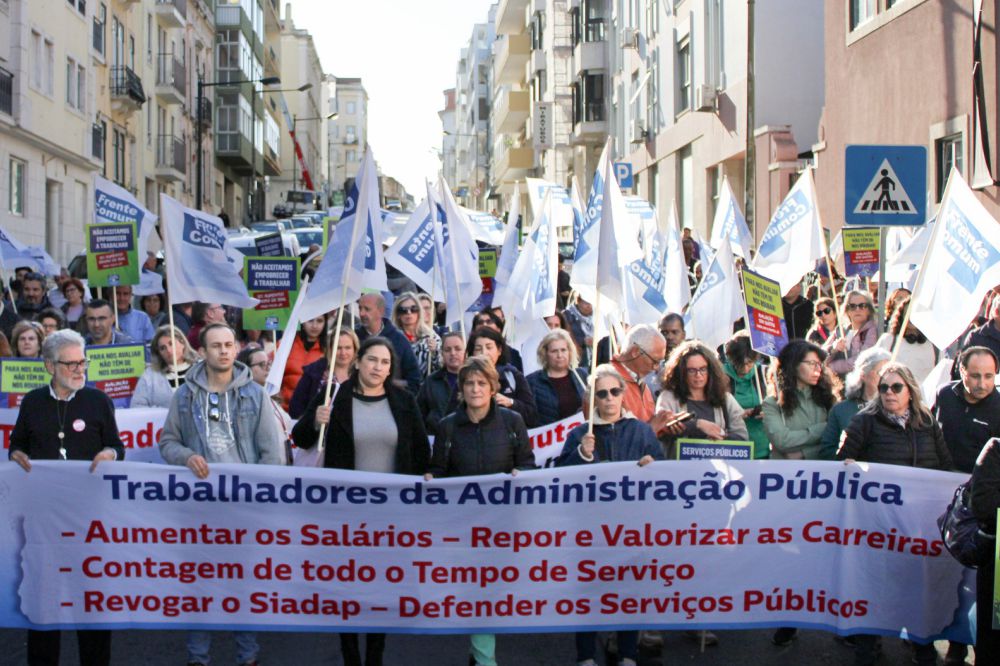STAL promove desfile em Lisboa para entregar reivindicações ao Governo