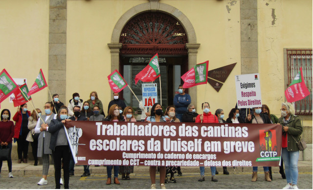 Greve a cem por cento encerra cantinas escolares de Barcelos