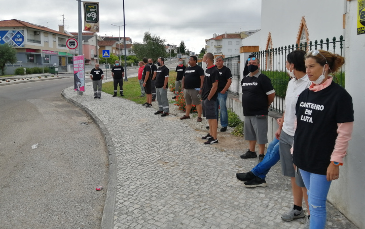 Abrantes Carteiros prolongam protesto até 23 de Julho