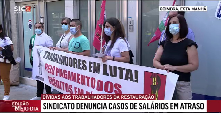 Dívidas aos trabalhadores da restauração agravaram se com pandemia