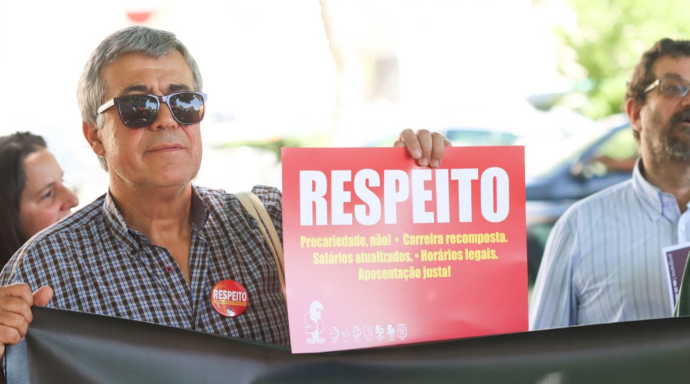 Greve dos professores no distrito e concentração em Beja