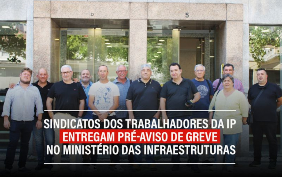 Dia 14 de Julho há greve no grupo IP 