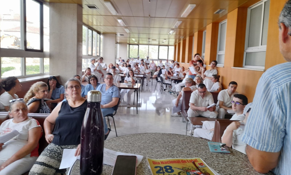 Greve e concentração das trabalhadoras da Sanfil em Coimbra