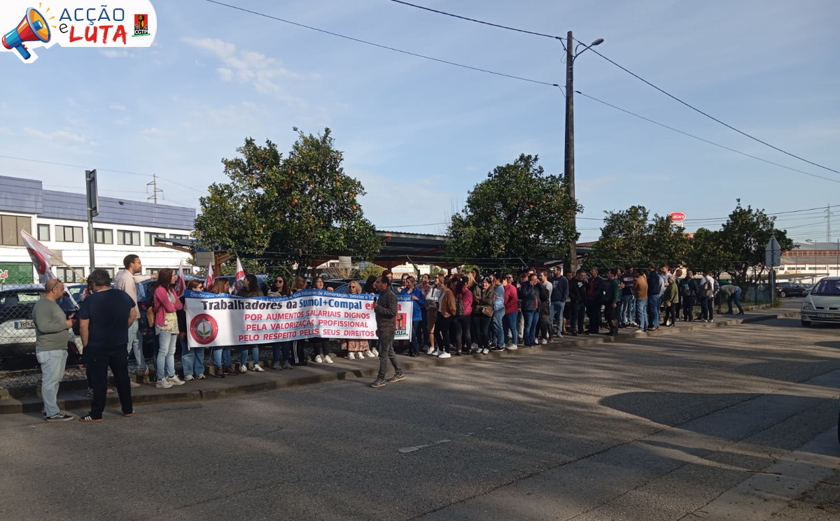 Trabalhadores da Sumol Compal greve nos dias 11 e 12 de Junho
