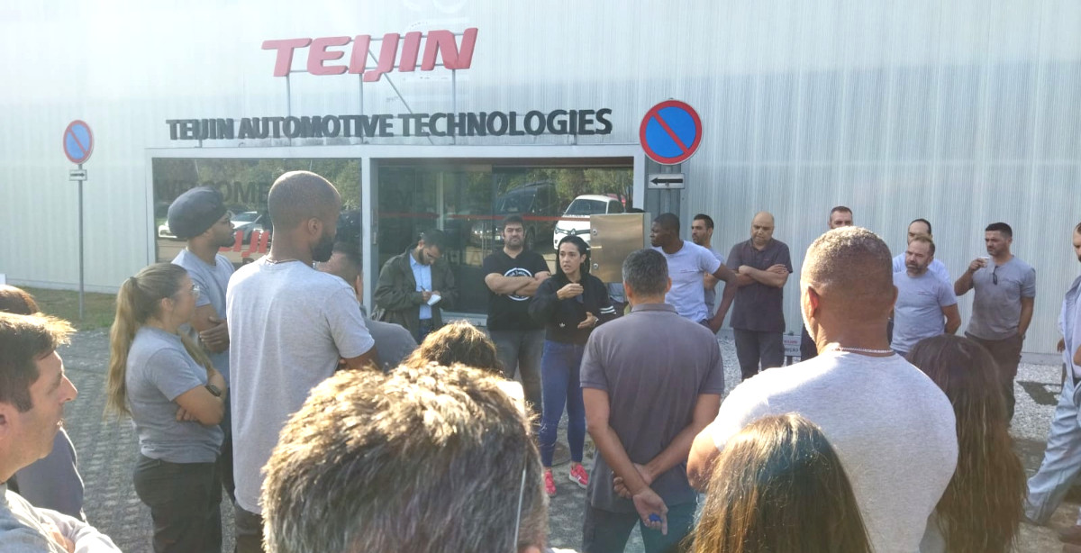 Trabalhadores da Teijin defendem emprego