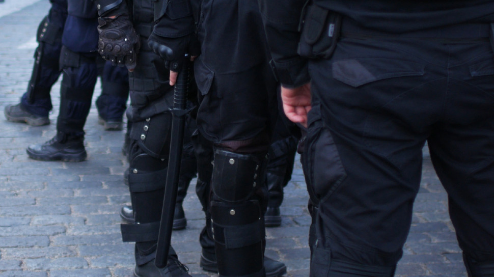 policemen in uniform for policing demonstrations a 2026 03 17 14 35 51 utc